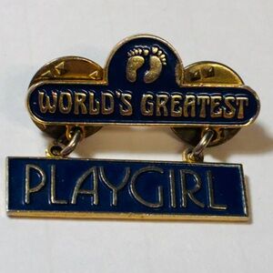 Vintage World's Greatest Playgirl Pin